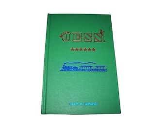 Jess, Glen Gonder, OOP Vintage Hardcover Book, 1940s, Missouri, Farming, Fishing, Swimming, Church, Trains