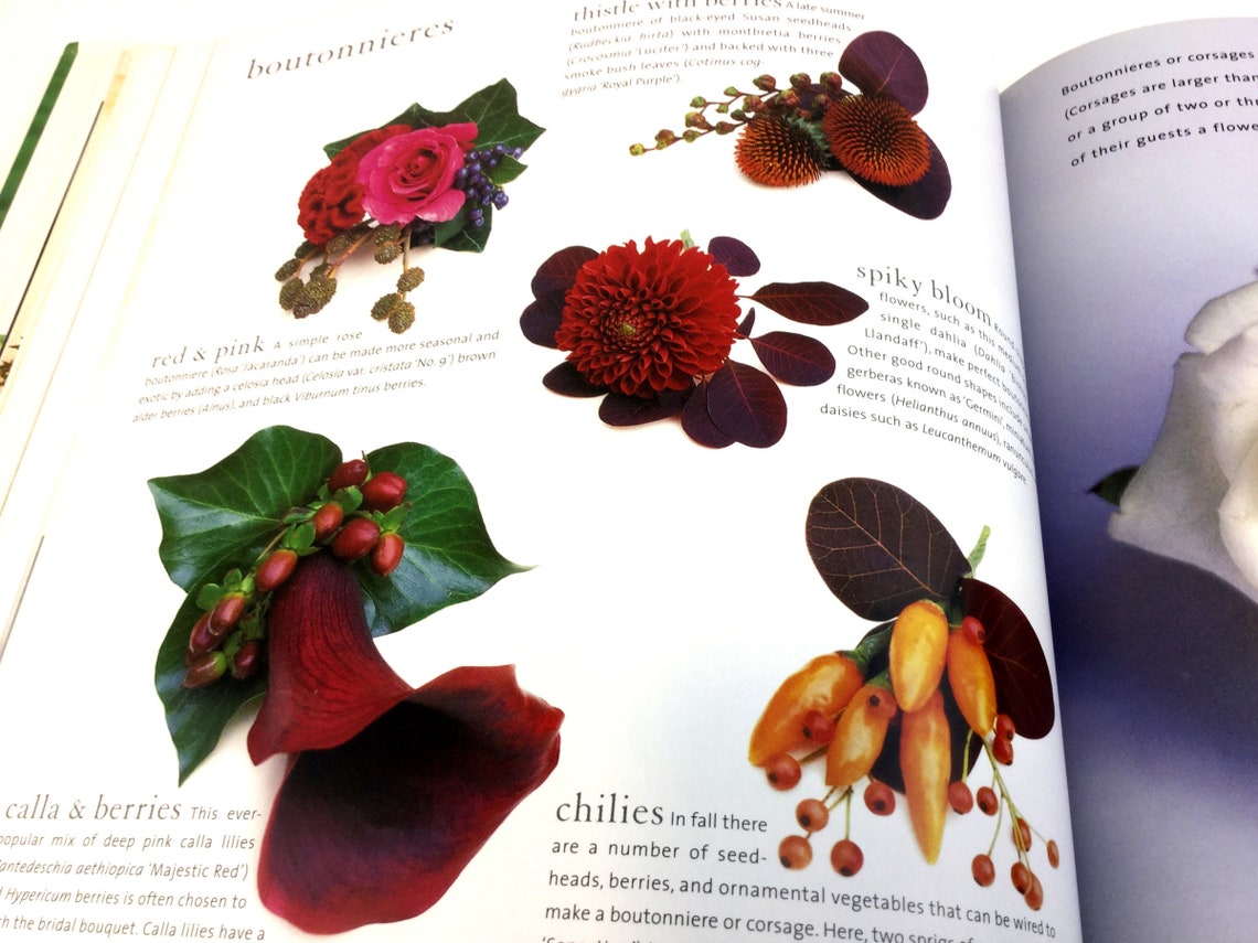 Wedding Flowers Wedding Book Flowers for Wedding Flower Etsy