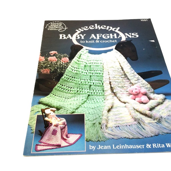 Weekend Baby Afghans, Baby Crochet,  Knitting for Baby, Baby Patterns, Afghan Pattern, Fast Crochet, Crochet Pattern, Knitting Pattern