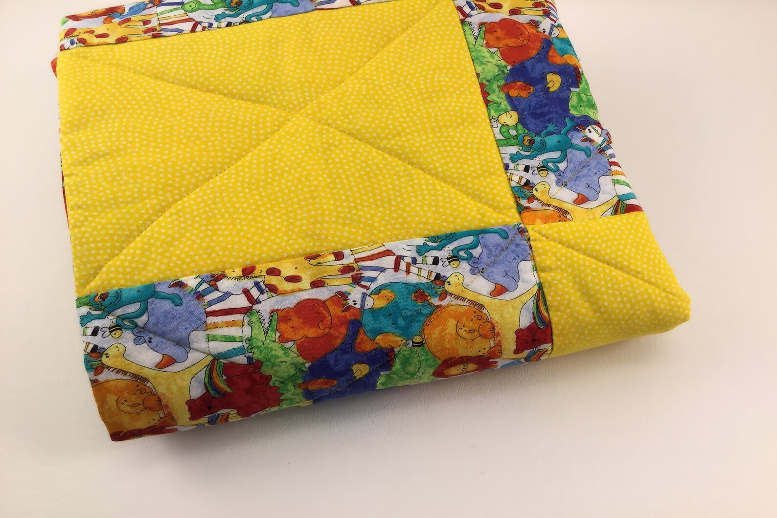 Handmade Baby Quilt Handmade Zoo Quilt Zoo Animals Quilt Etsy