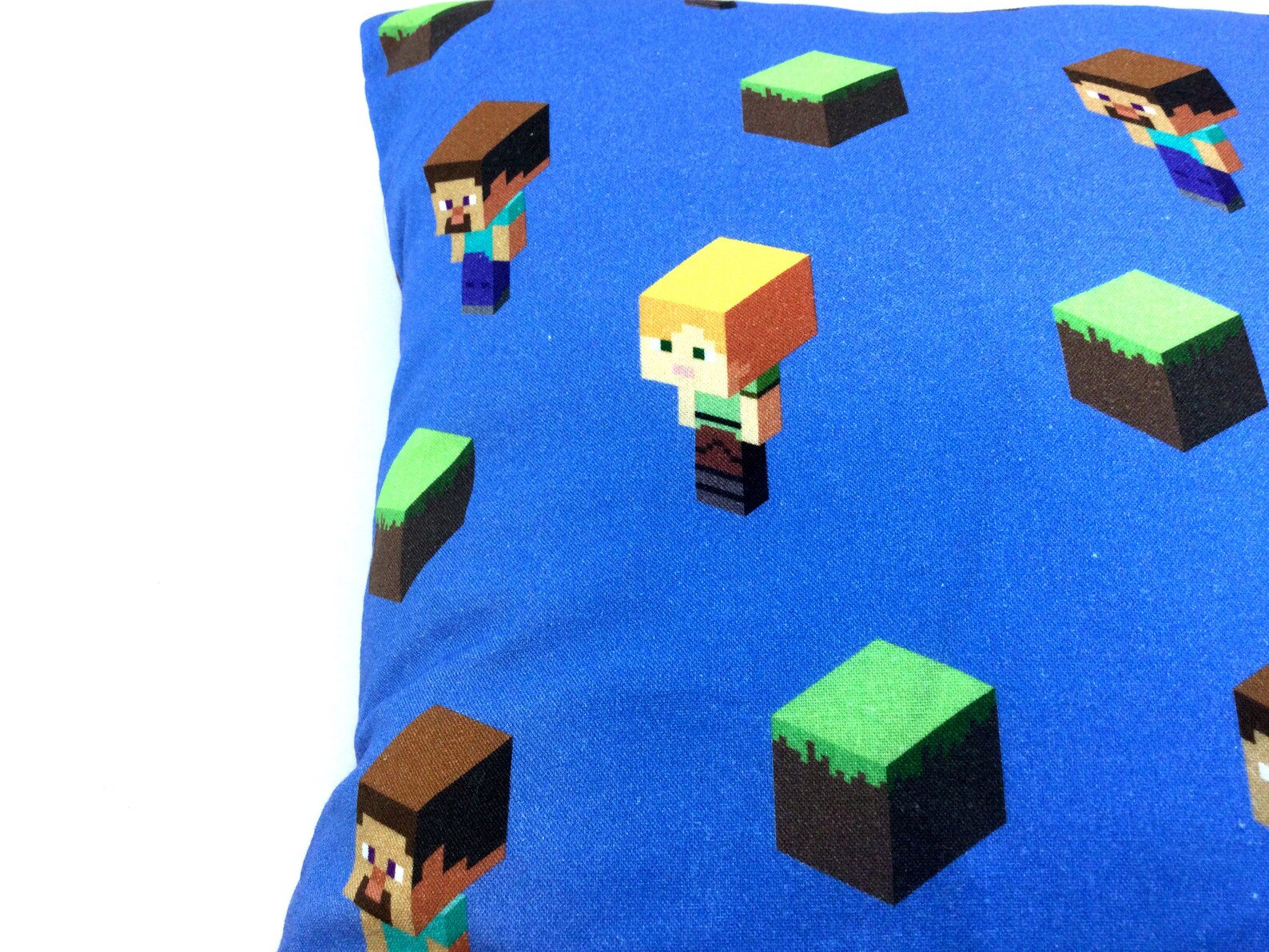 Gaming Minecraft Pillow Accent Pillow Small Pillow Alex and Etsy