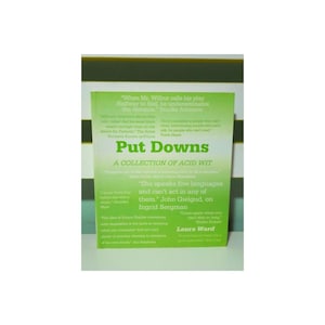 Vintage "Put Downs" Book: Collection of Acid Wit by Laura Ward