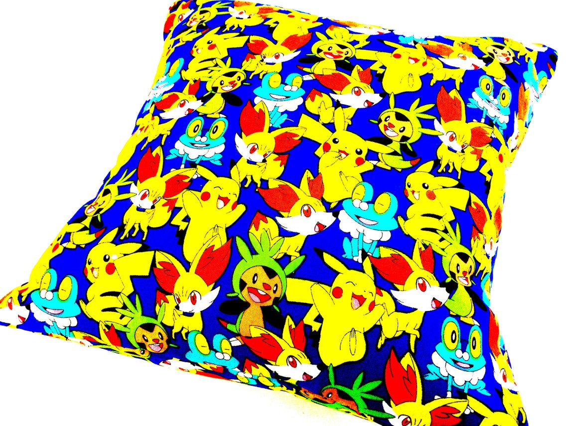Decorative Pillow Kids Pillow Pokemon Pillow Pillow With Etsy