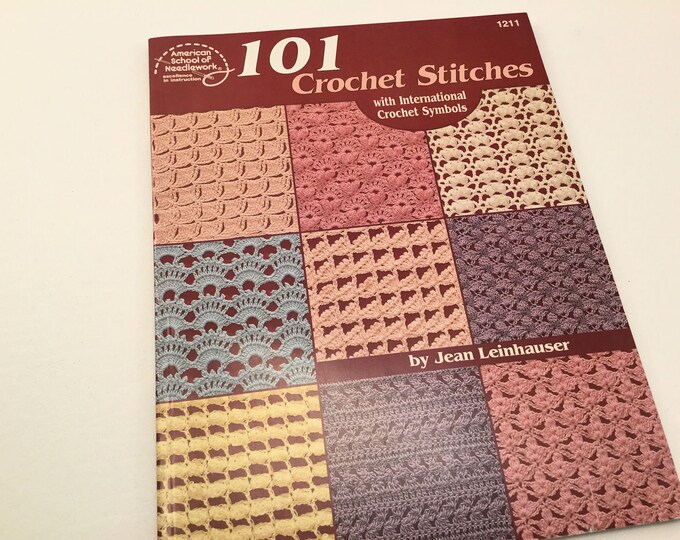 101 Crochet Stitches Crochet Stitch Book Crochet Pattern Etsy