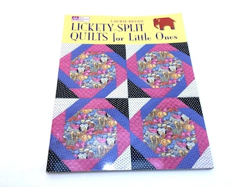 Lickety-Split Quilts, Quilts for Kids, Quilts for Babies, Quilt Book, Quilt Pattern, Quilt Blocks, Baby Quilt, Elephant Quilt, Rosebud Quilt