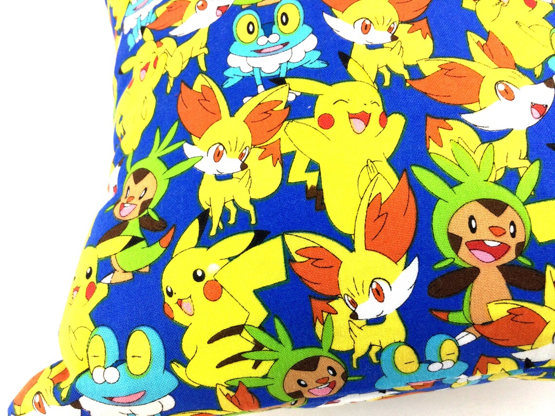 Decorative Pillow Kids Pillow Pokemon Pillow Pillow With Etsy