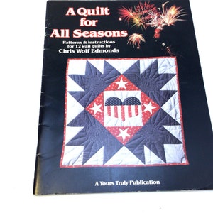 Vintage Wall Quilt Pattern Book: 12 Monthly Designs