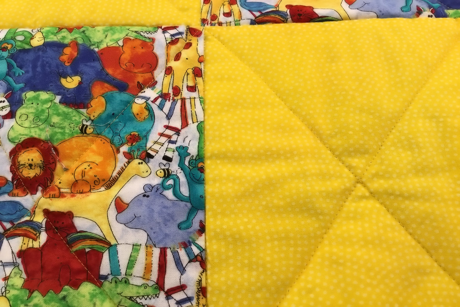 Handmade Baby Quilt Handmade Zoo Quilt Zoo Animals Quilt Etsy