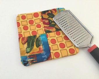 Chili Pepper Mug Rug: Handmade Cotton Coaster, Mexican Decor