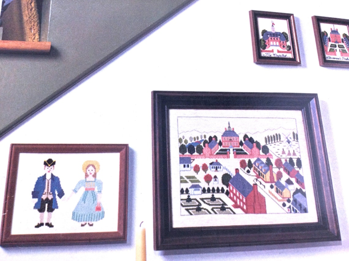 Williamsburg Williamsburg Sampler Cross Stitch Pattern Etsy