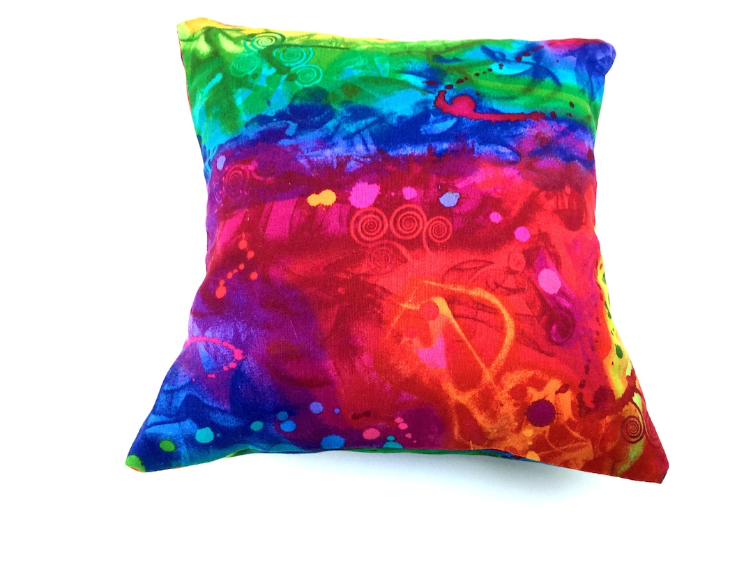 Groovy Tie Dye Pillow, Tye Dye, Accent Pillow, Small Pillow, Retro
