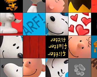 Snoopy (Tm) Fabric, Peanuts Movie (Tm) Fabric, Woodstock (Tm), Charlie Brown (Tm), Dog Fabric, Beagle Fabric, Football Fabric, Oop Cotton