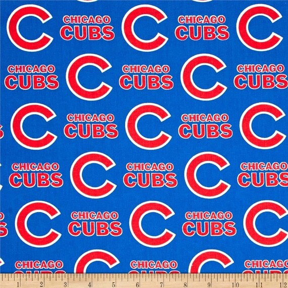 Chicago Cubs Fabric: MLB Licensed Cotton, Quilting & Crafting (One Yard)