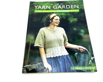 Yarn Garden, Knitting Pattern, Knitting Book, Knitted Halter, Knitted Vest, Natural Fibers, Plant Based Yarn, Fair Isle, Lace Sweater