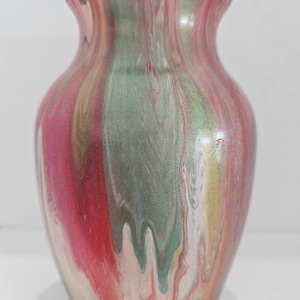 Acrylic Paint Pour Vase image 1