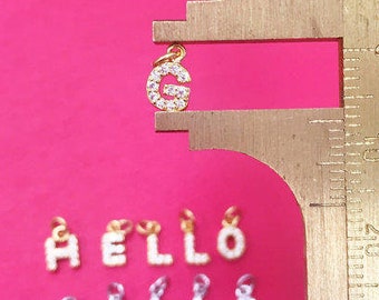 Personalized Initial,Mini Letter Charm,Initial Pendant,Dainty Tiny Initial Charm,Custom Letter Charm,Monogram Charm,Sterling Silver Initials