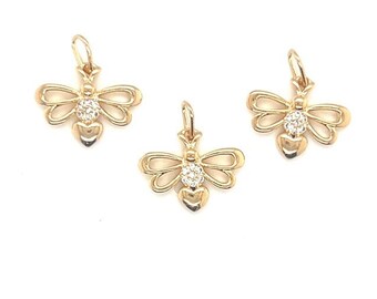 Gold Filled Dragonfly Charm, Dragonfly Jewelry, Gold Filled Jewelry,Animal Charms,Charms for Jewelry Making,Wholesale Charms,Insect Charms