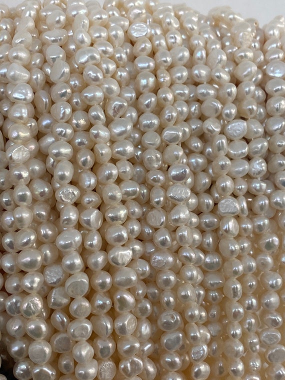 Dainty 8mm Baroque Pearls,wholesale Beads,6mm Freshwater Pearl