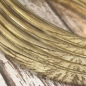 14K GF Gold Bangle Bracelets,18K Gold Filled Layering Bangle,Simple Gold Bangle,Thin Gold Bangle, Stacked Delicate Bangle, Stacking Bangle,