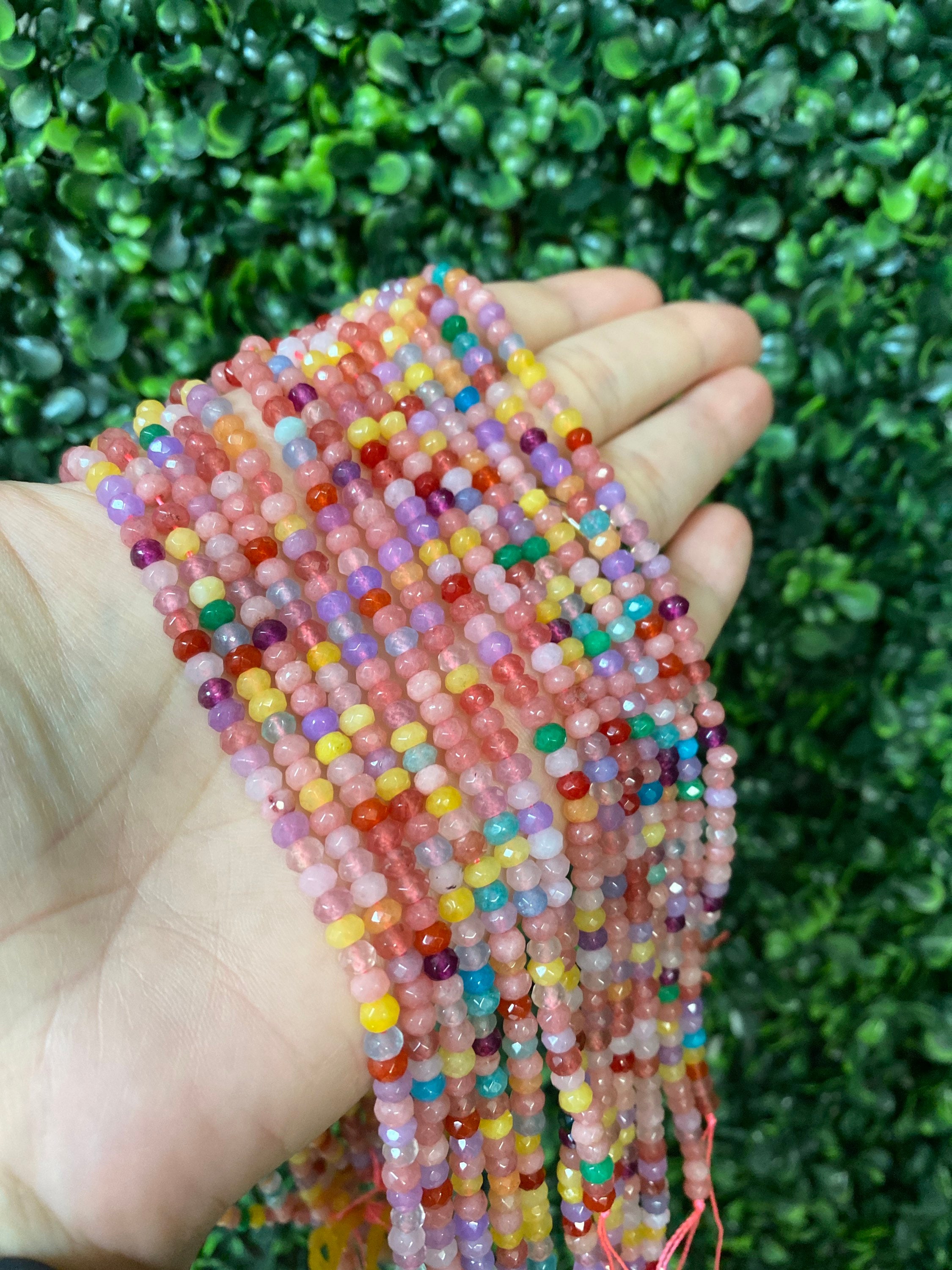 DIY Seed Bead Kit for Kids Arts & Crafts,bracelets,mask Chain,tiny Colorful  Waist Bead Box Kit,beads for Mask Chains,jewelry Making for Kids 