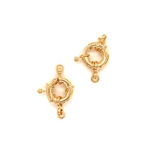 Gold Filled Sailor Clasp, Gold Filled Clasp,Gold Filled Clasp,Bolt Clasp,Thick Clasp for Necklace,Necklace Component,Elegant Clasp,Nautical