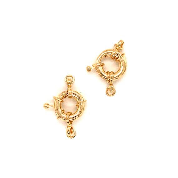 Gold Filled Sailor Clasp, Gold Filled Clasp,Gold Filled Clasp,Bolt Clasp,Thick Clasp for Necklace,Necklace Component,Elegant Clasp,Nautical