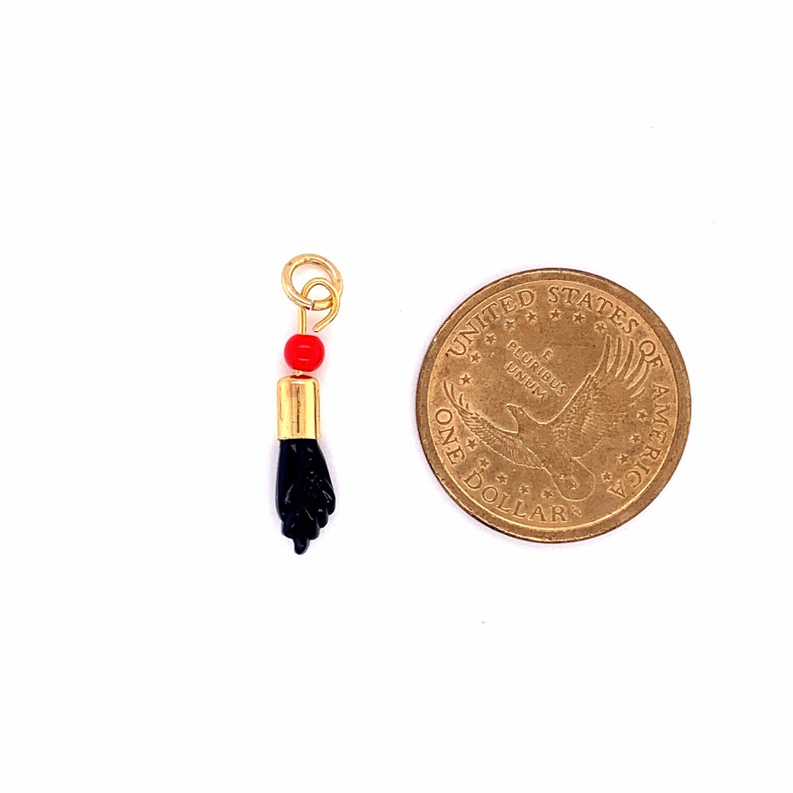 Zwarte Figa Hand Amulet Charm Mano Fico Black Hand Charm Etsy Nederland