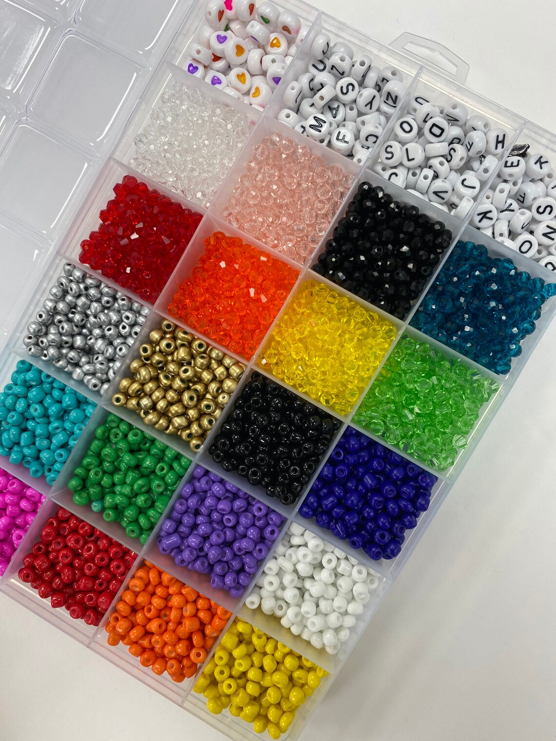 DIY Seed Bead Kit for Kids Arts & Craftsletter Braceletsmask Etsy