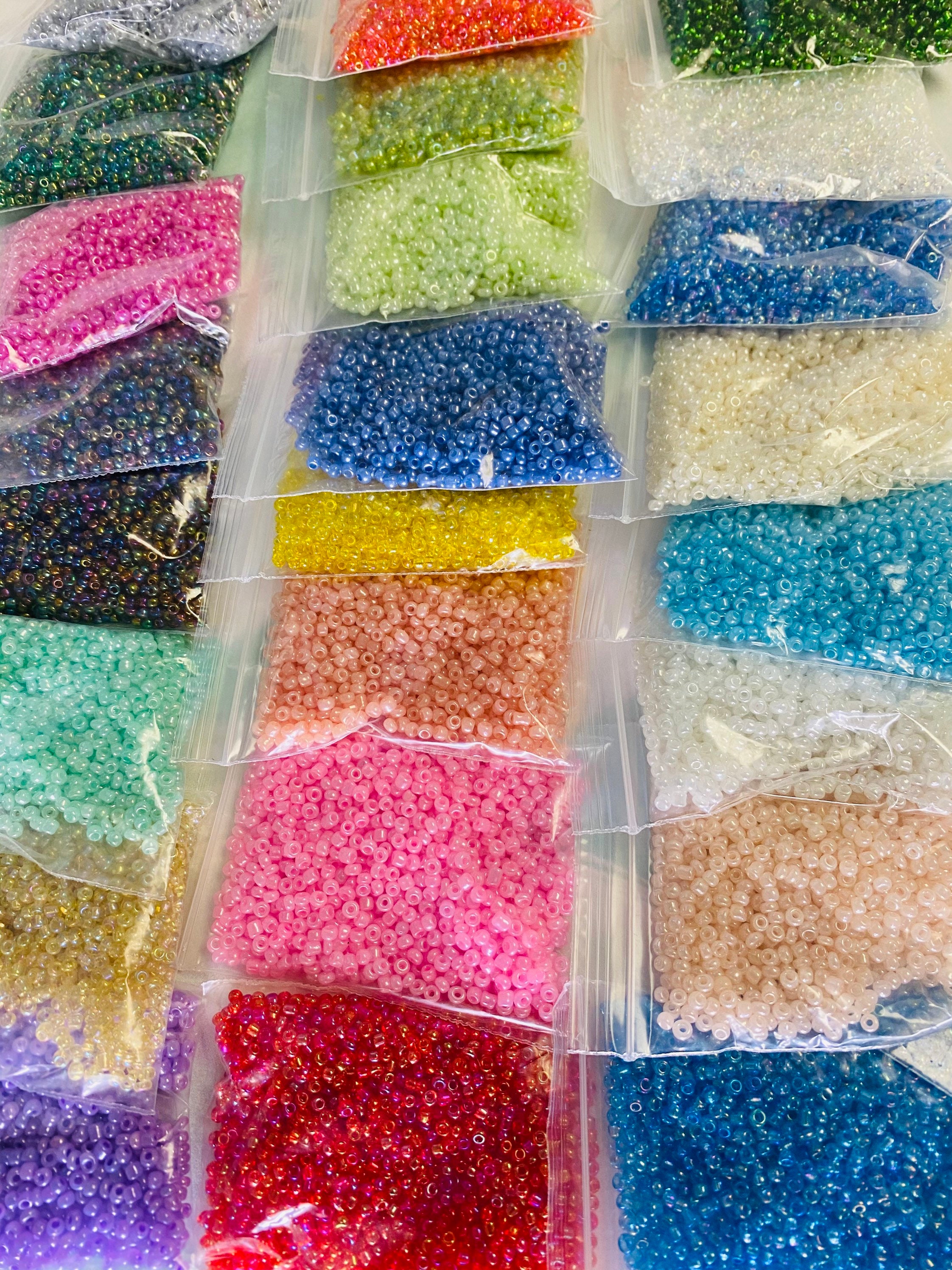 DIY Pastel Seed Bead Kit for Kids Arts & CraftsSmall Seed Etsy