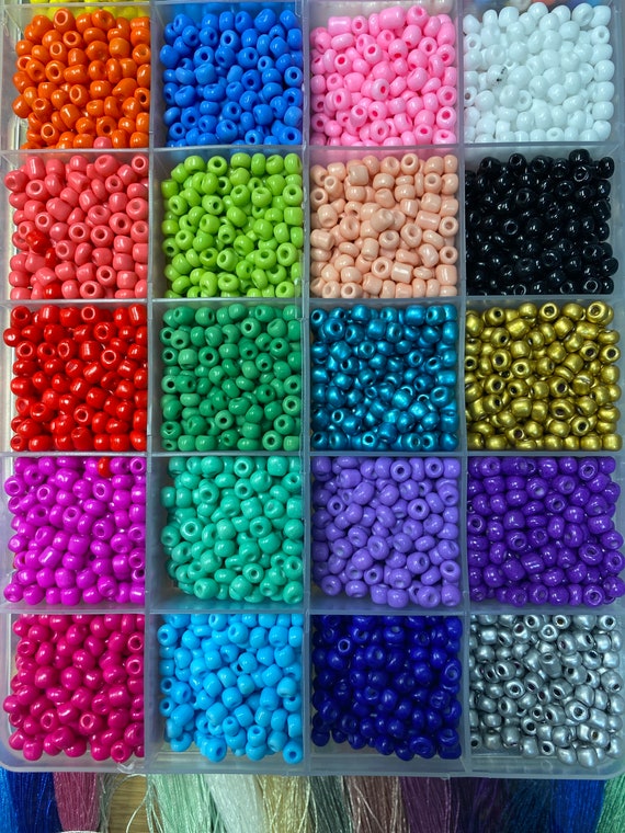 Pony Beads For Bracelets Making 24 Color Plastic Bracelet Beads For Diy  Bracelet