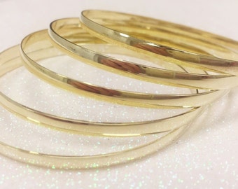 Gold Bangle, Gold Filled Bangle, Gold Bracelet, Bangle, Gold Filled Bracelet, Thin Gold Bangle, Stacking Bangle, Thin Bangle, Gold Bangles