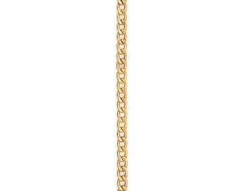 Wholesale Gold Filled Curb Chain by the Foot, Chain for Permanent Jewelry, 18KT Bulk Chain, Wholesale Chains, Gold Filled Supplier, Jewelry