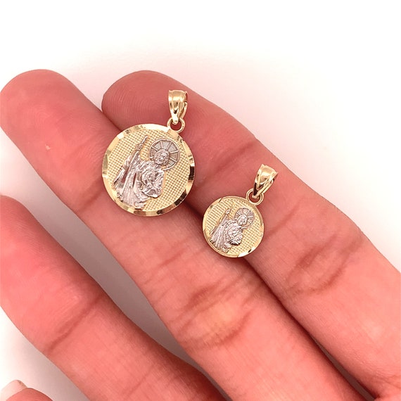 御釈迦様　ペンダント　14k 14K Yellow Gold Filled San Judas Necklace for Men • St Jude