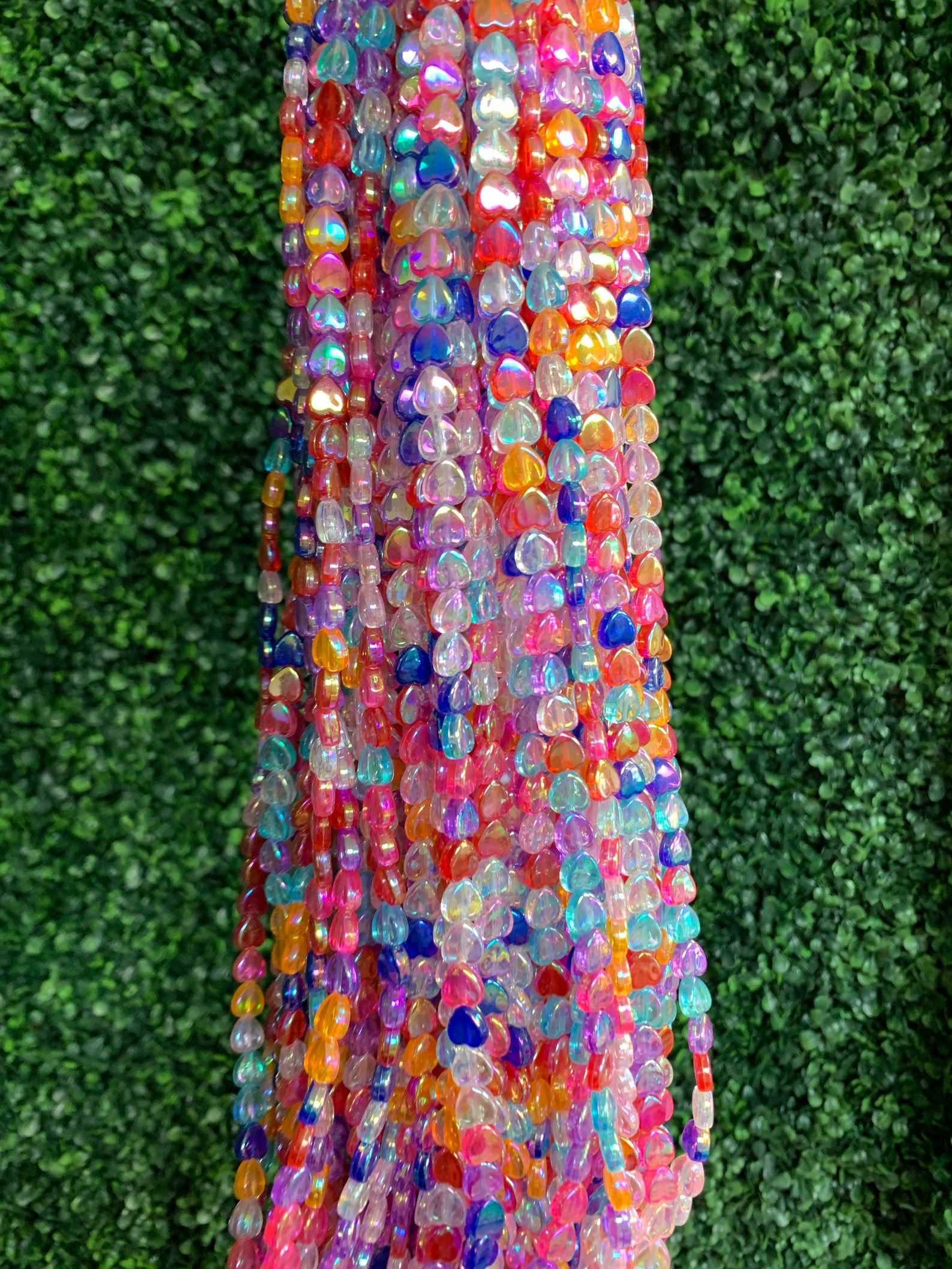 Colorful Heart Beadssmall Bright Heart Beads for DIY - Etsy