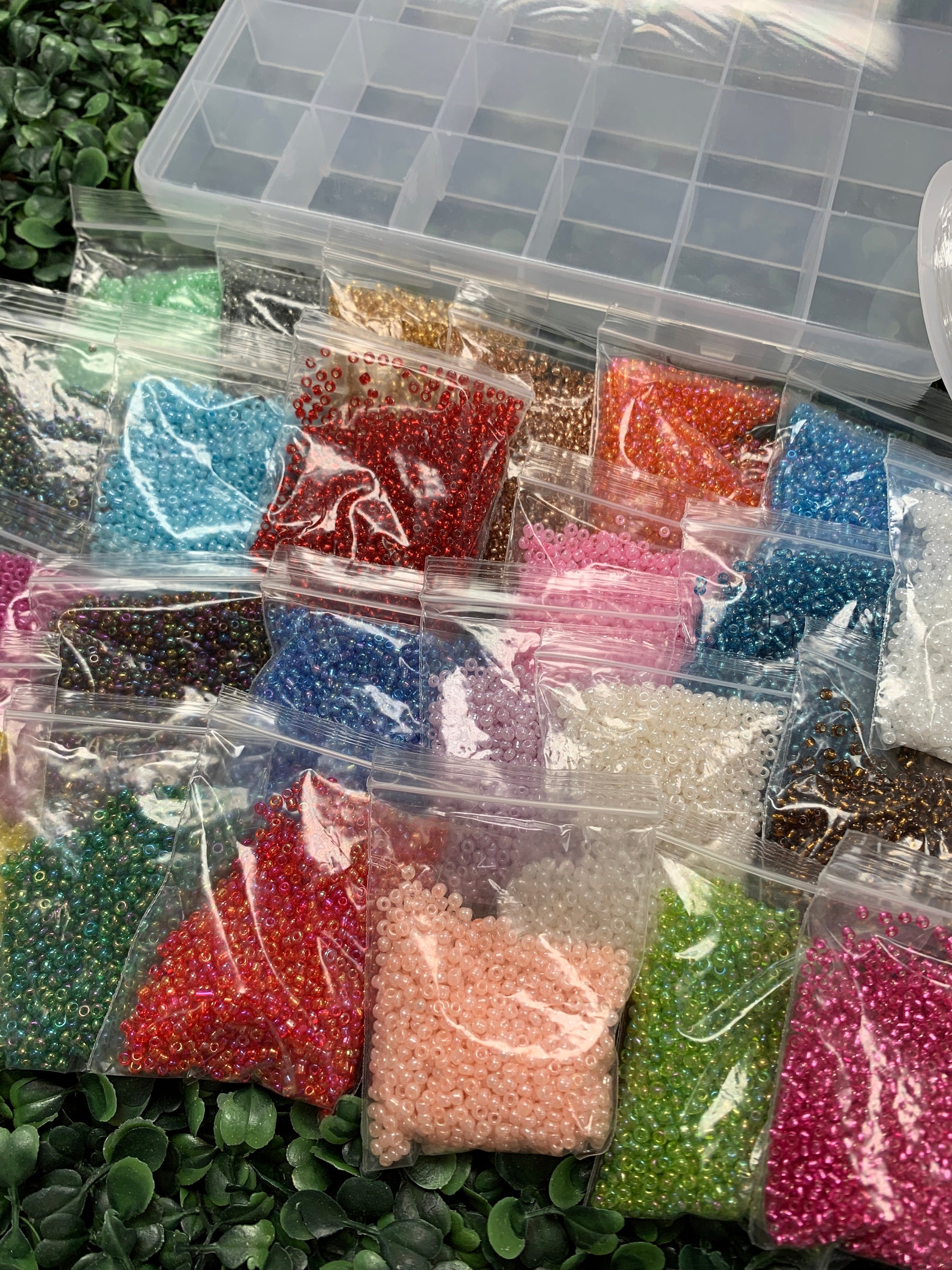 24 DIY Seed Bead Kit for Kids Arts & Craftsbraceletstiny Etsy