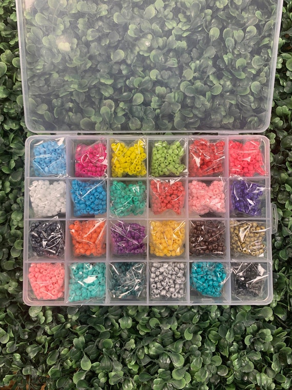 DIY Seed Bead Kit for Kids Arts & Crafts,bracelets,mask Chain,tiny Colorful Waist  Bead Box Kit,beads for Mask Chains,jewelry Making for Kids 