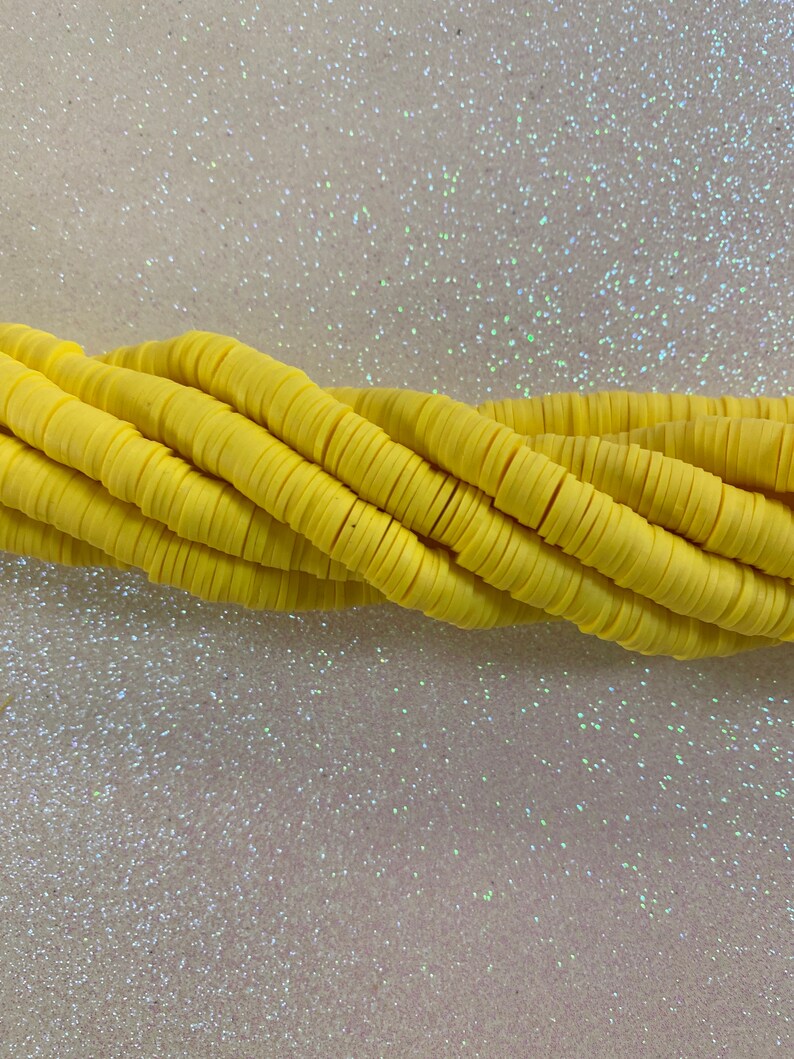 Heishi Beads Disc Beads Spacer Beads Polymer Clay Beads Etsy