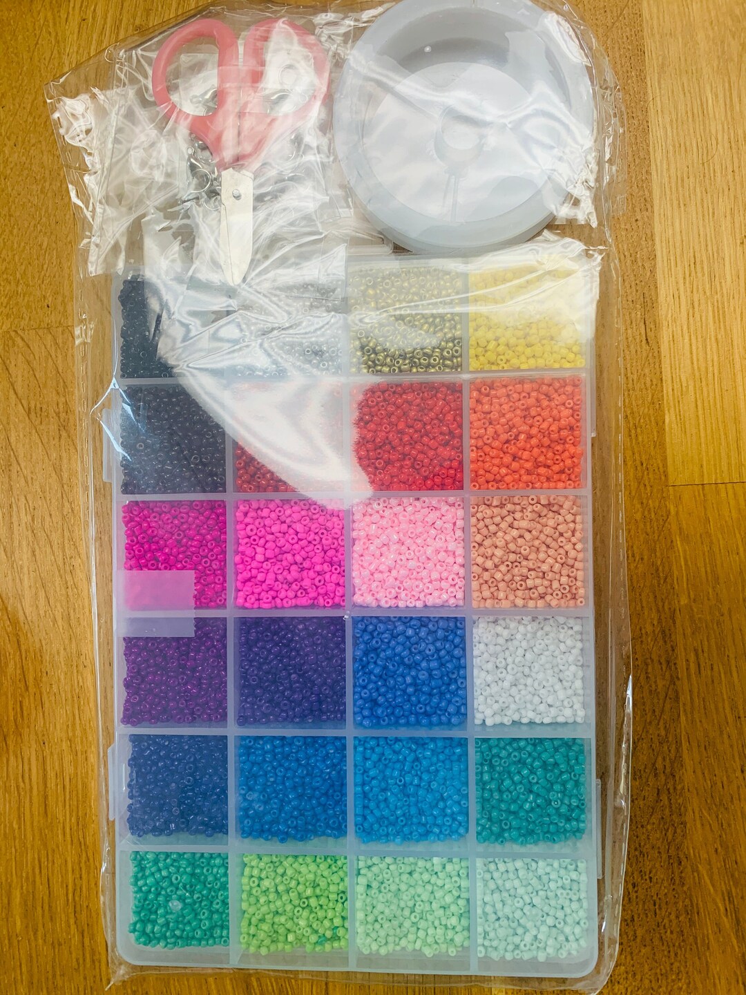 DIY Seed Bead Kit for Kids Arts & Crafts,letter Bracelets,mask Chain