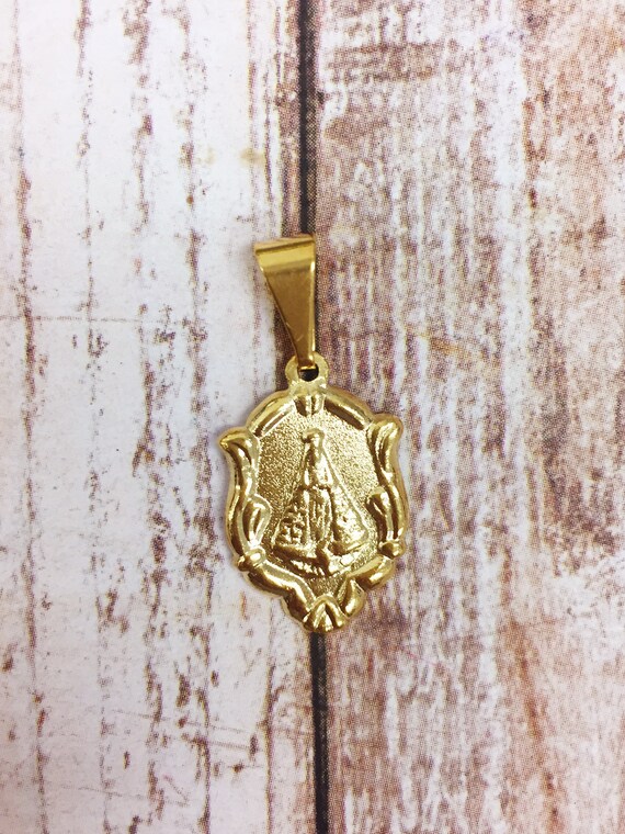 14kt Gold Filled Caridad Del Cobre Pendant