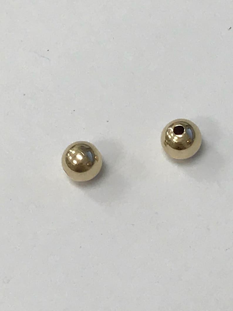 10014K Gold Filled Non Tarnish Spacer Beads High Quality 4mm Etsy