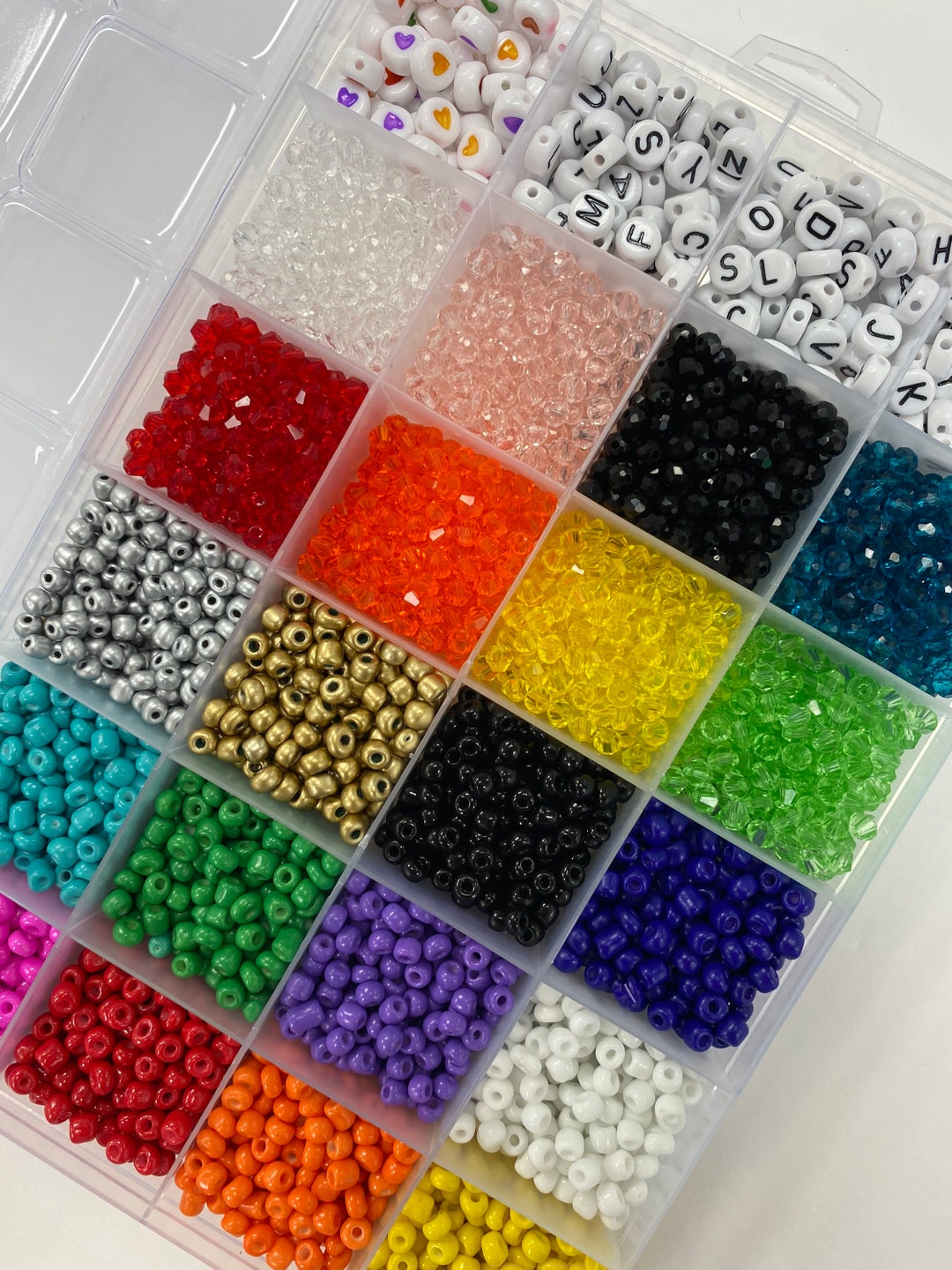 DIY Seed Bead Kit for Kids Arts & Craftsletter Braceletsmask Etsy