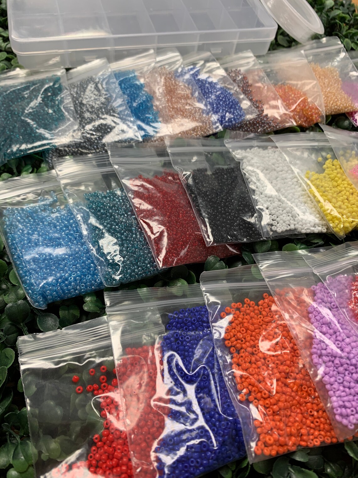 24 Packs DIY Seed Bead Kit for Kids Arts & CraftsSmall Seed Etsy