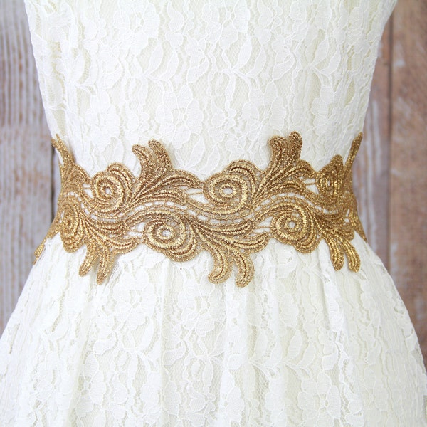 golden belt for gown
