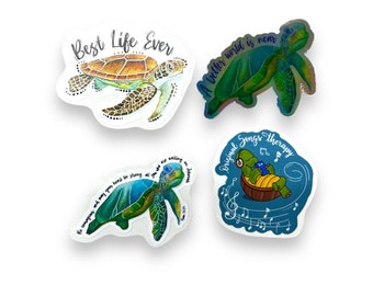 JW Themed Turtles - Stickers