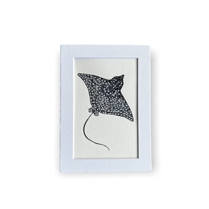 Eagle Ray- Watercolor Original Painting