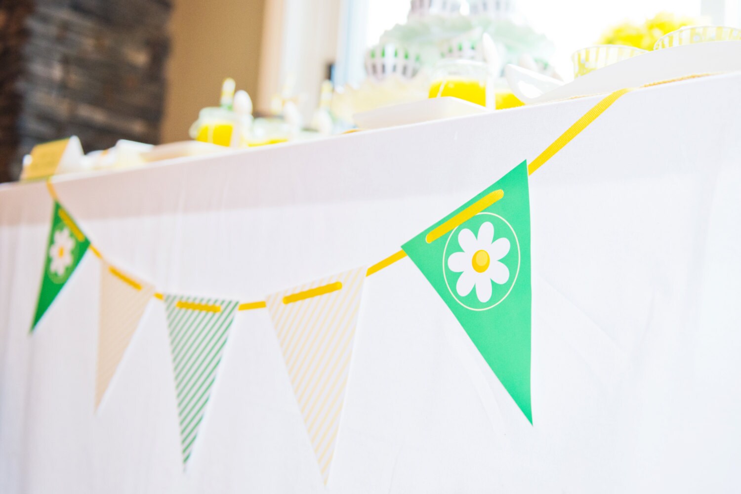 Daisy Birthday Banner/Daisy Printable Banner/Daisy Etsy