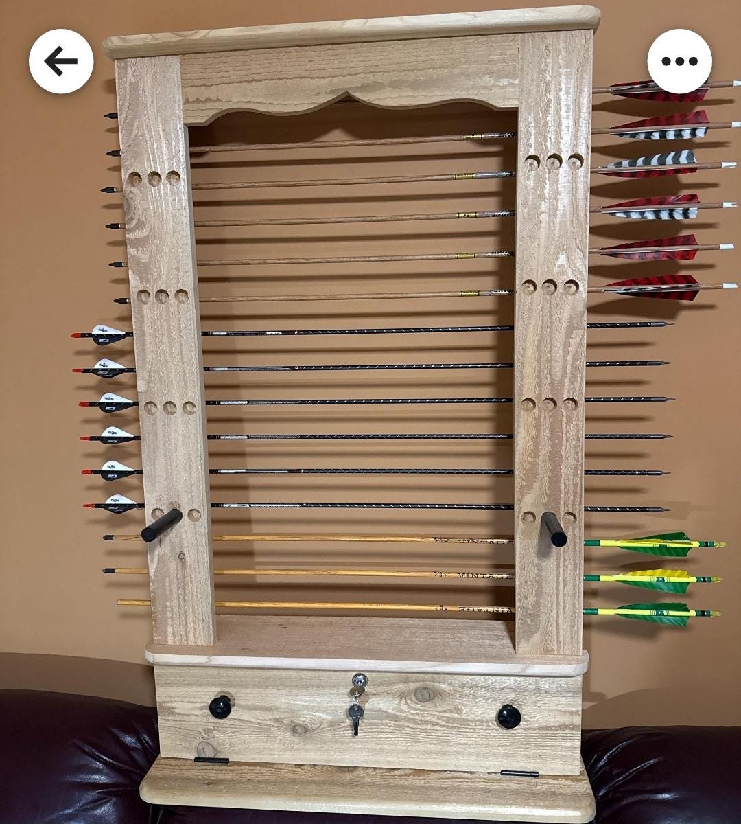 Custom Archery Bow Rack. Holds up to 4 Bows and 45 Arrows - Etsy