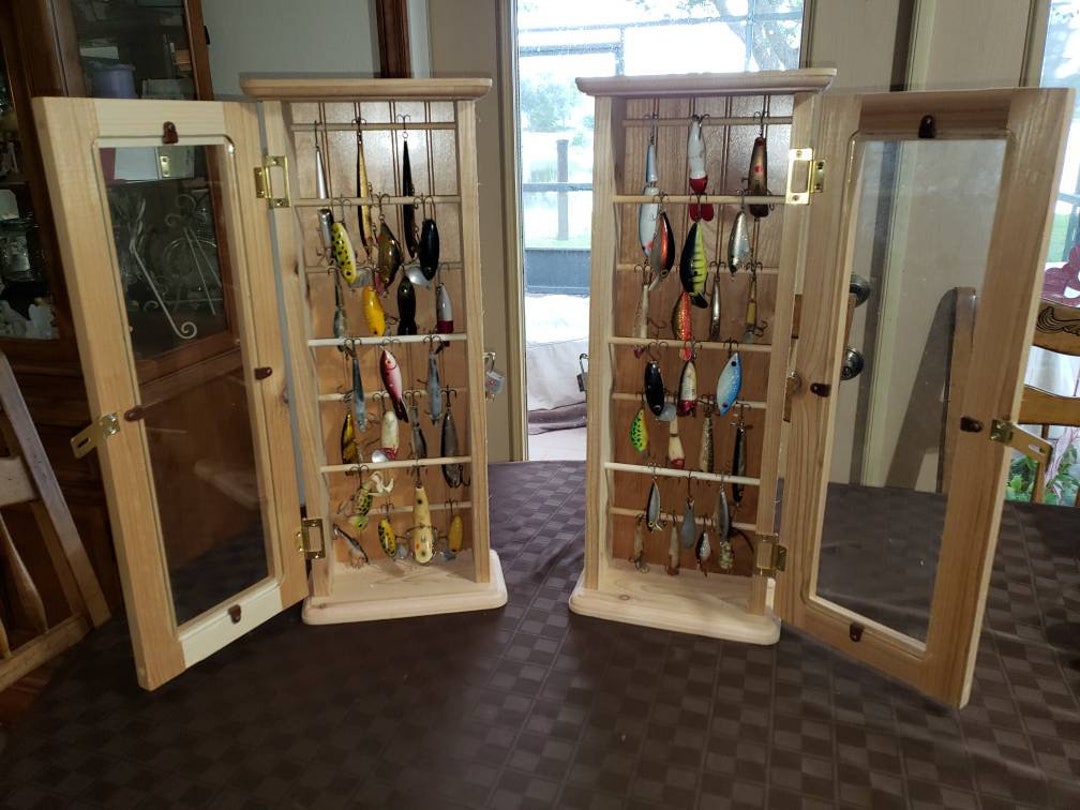 2 Fishing Lure / Reel Display Each Holds Etsy