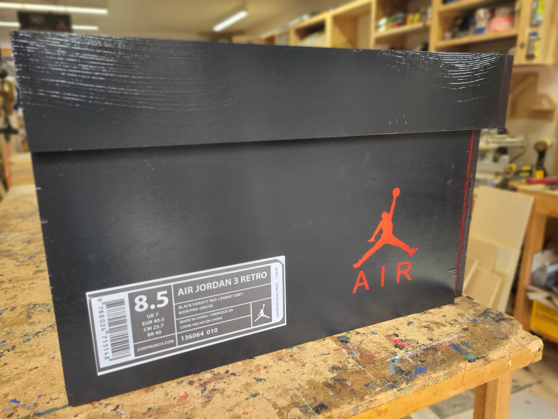michael jordan shoe box storage