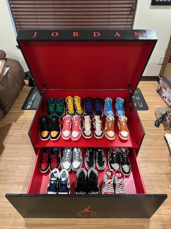 Jordan Mega Shoe Box Sneaker Storage Etsy